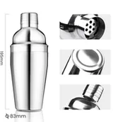 Pozostałe akcesoria barmańskie - ZESTAW BARMAŃSKI DO DRINKÓW SHAKER BOSTOŃSKI 18 el - miniaturka - grafika 1