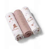 Pieluchy - BabyOno BABY ONO 397/15 PIELUSZKI Z WŁÓKIEN BAMBUSA NATURAL BAMBO* BRĄZOWY - miniaturka - grafika 1