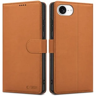Etui TECH-PROTECT Wallet do Apple iPhone 16e Brązowy - Etui i futerały do telefonów - miniaturka - grafika 1