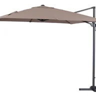 Parasole ogrodowe - Parasol ogrodowy "Sun 3" - Z aluminium - Kwadratowy - 3 x 3 m - Brązowo-szary - miniaturka - grafika 1