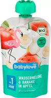 Desery dla dzieci - Babylove, Bio, Mus owocowy, Arbuz, Banan i Jabłka, 100 g - miniaturka - grafika 1