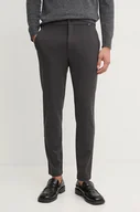 Spodnie męskie - Calvin Klein spodnie męskie kolor szary dopasowane K10K113647 - miniaturka - grafika 1