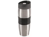 Kubki termiczne - Kubek termiczny AMBITION Black z podwójną ścianką 380ml - miniaturka - grafika 1