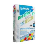 Kleje i inne preparaty budowlane - Zaprawa klejowa Keraflex Extra Zero 22,5 kg MAPEI - miniaturka - grafika 1