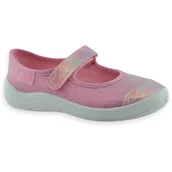 Buty dla dziewczynek - Balerinki na rzep dla dziewczynki trampki Befado 208X050 Tim - miniaturka - grafika 1