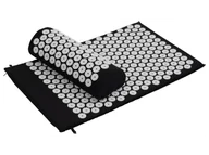 Akcesoria medycyny naturalnej - sensiplast® Mata do akupresury z poduszką, zwijana (Czarny / biały) - miniaturka - grafika 1
