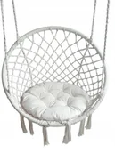 Poduszki ogrodowe - Poduszka huśtawka Bocianie Gniazdo beż dom ogród - miniaturka - grafika 1