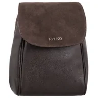 Plecaki - Plecak Czekoladowe R40356TB _2LK (RY1136-a) Ryłko - miniaturka - grafika 1