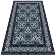 Dywany - Modny winylowy dywan Granatowa talavera 120x180 cm - miniaturka - grafika 1