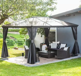 Pawilon ogrodowy 3x4m SOJAG z poliwęglanu moskitiery - Pawilony ogrodowe - miniaturka - grafika 1