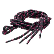 Akcesoria obuwnicze - Sznurówki HI-TEC LACE TRIP 88437-BLK/FUCHSIA - miniaturka - grafika 1