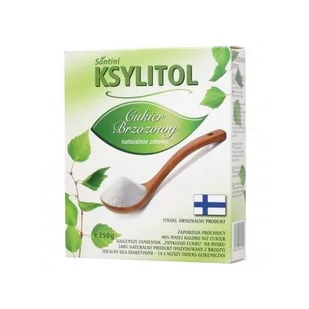 Santini KSYLITOL KRYSTALICZNY 250 g - (FINLANDIA) - Cukier i słodziki - miniaturka - grafika 1