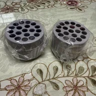 Rękodzieło - TEMU Dwa duże kolorowe wielofunkcyjne wazonki do aranżacji kwiatowych - powtarzalne uchwytów na spiralne i uchwytów na pędy, plastikowe narzędzia do - miniaturka - grafika 1