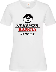 Koszulka z nadrukiem Dla Babci " Najlepsza babcia " - Dzień Babci i Dzień Dziadka - miniaturka - grafika 1