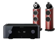 Zestawy stereo - Rotel Michi X5 S2 (czarny) + 803 D4 (rosenut) - miniaturka - grafika 1