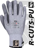 Rękawice robocze - RĘKAWICE ANTYPRZECIĘCIOWE R-CUT5-PU (08) - miniaturka - grafika 1