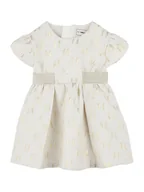 Sukienki i spódniczki dla dziewczynek - Karl Lagerfeld Kids Sukienka codzienna Z30515 M Écru Regular Fit - miniaturka - grafika 1