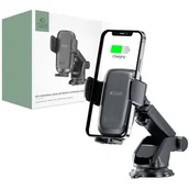 Uchwyty samochodowe do telefonów - TECH-PROTECT X05 Dash Wireless Czarny - miniaturka - grafika 1