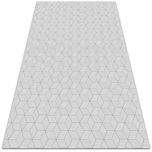 Uniwersalny dywan winylowy Geometryczna kostka 60x90 cm - Dywany - miniaturka - grafika 1