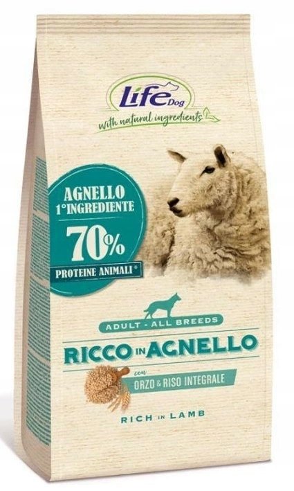 Life Pet Care Life Dog Sucha Karma Dla Psa Jagnięcina 12kg