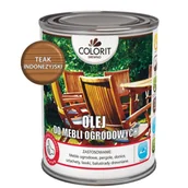 Farby i impregnaty do drewna - Colorit Drewno Olej do mebli ogrodowych Teak indonezyjski 0,75 l - miniaturka - grafika 1