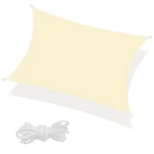 Parasole ogrodowe - Żagiel przeciwsłoneczny prostokątny 4x2m ecru SN1036 - miniaturka - grafika 1