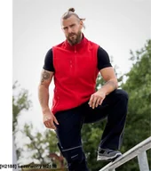 Kamizelki męskie - Ardon ARDON MARTIN - kamizelka męska polarowa - czerwony H2188 4XL - miniaturka - grafika 1