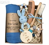 Grzechotki dla dzieci - Wyprawka dla chłopca gotowy prezent w eko pudełku - miniaturka - grafika 1