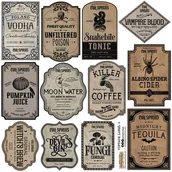 Scrapbooking - NAKLEJKI PAPIEROWE 24x24 ScrapLove - Vintage label 4 - miniaturka - grafika 1