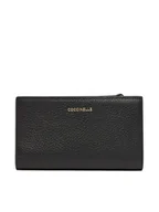Portfele - Coccinelle Portfel damski 323282 Czarny - miniaturka - grafika 1