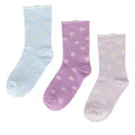 Skarpetki dla dzieci - Skarpety JENNY 7KB-002-SS25 (3-pack) Niebieski - miniaturka - grafika 1