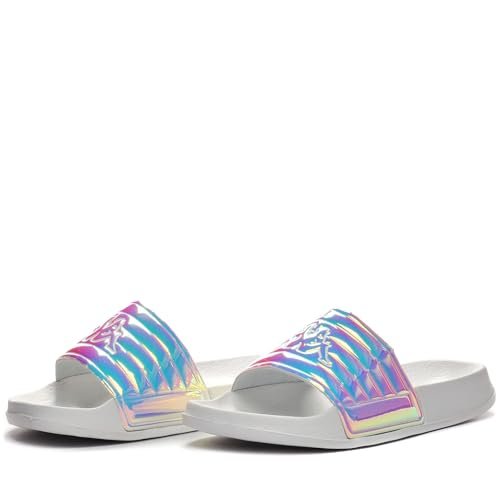 Kappa Logo Noles 4 Kid, buty dziecięce, białe, Iridiscent, 34 EU