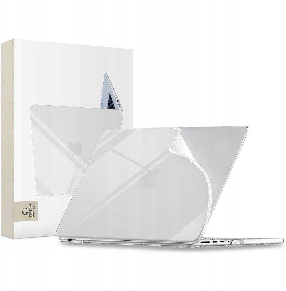 Etui Tech-Protect TECH-PROTECT Etui do laptopów Softshell MacBook Pro 16 M1-M5 / M5 Pro / M5 Pro Max 2021-2026 Crystal clear