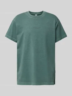 T-shirt o kroju oversized z nadrukiem z logo - Koszulki męskie - miniaturka - grafika 1