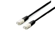 Patchcordy - Equip 605690 kabel sieciowy Czarny 1 m Cat6a S/FTP (S-STP) - miniaturka - grafika 1
