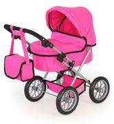 Domki dla lalek - Bayer, wózek dla lalek Trendy różowy, 13029AA - miniaturka - grafika 1