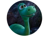 Ciasta i półprodukty do ciast - Dekoracyjny opłatek tortowy Dobry Dinozaur - 20 cm - miniaturka - grafika 1