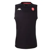 Koszulki i topy damskie - Kappa Męski Tank top Abriz Pro 4 SFP, granatowy, różowy, 3XL 311B2FW - miniaturka - grafika 1