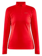 Koszulki sportowe damskie - Craft Koszulka funkcyjna "Core Beat Thermal" w kolorze czerwonym - miniaturka - grafika 1