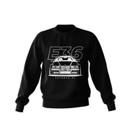 Odzież do sportów motorowych - Bluza BMW E36 czarna-S - miniaturka - grafika 1