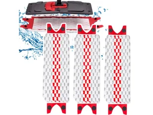 3X Wkład Do Mopa Płaskiego Vileda Ultramax Wkłady Zapas Końcówki Mop Płaski - Miotły, szufle, mopy 3X Wkład Do Mopa Płaskiego Vileda Ultramax Wkłady Zapas Końcówki Mop Płaski - Miotły, szufle, mopy - miniaturka - grafika 1