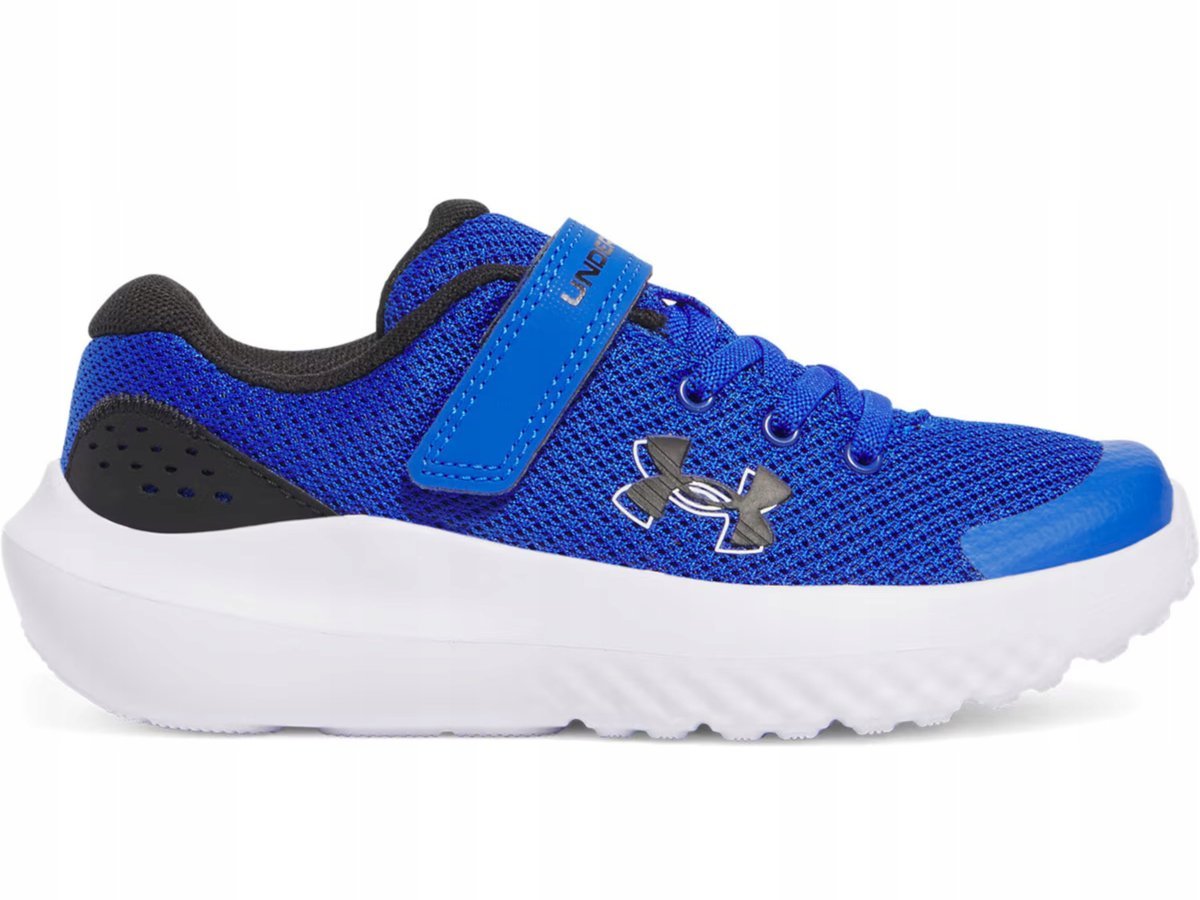 BUTY dziecięce UNDER ARMOUR 3027104-400 na rzepę do biegania do szkoły 33,5 33,5