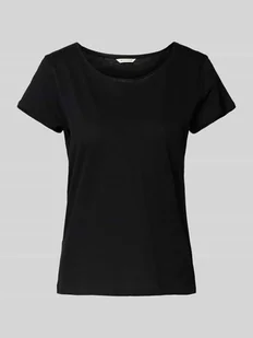 T-shirt o kroju regular fit z czystej bawełny - Koszulki i topy damskie - miniaturka - grafika 1