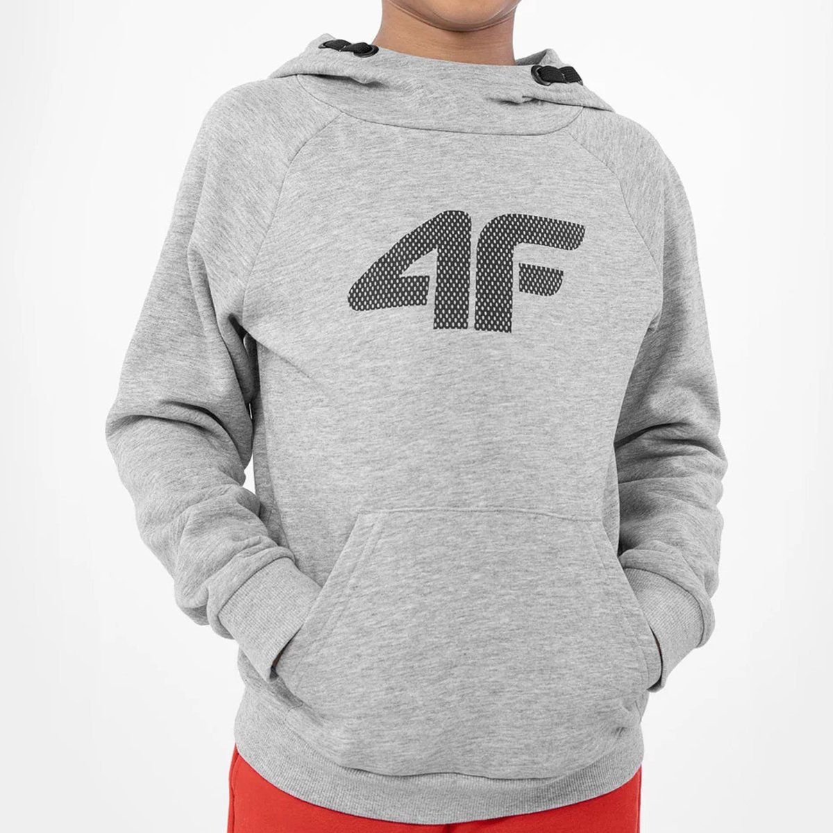 Bluza Dziecięca 4F Chłopięca Szara Szary 122