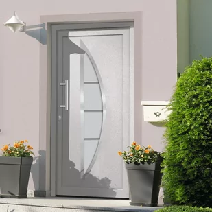 Drzwi wejściowe zewnętrzne, białe, 98 x 208 cm 279202 VIDAXL - Drzwi zewnętrzne - miniaturka - grafika 1