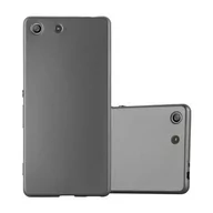Etui i futerały do telefonów - Sony Xperia M5 etui silikonowe-firmy cadorabo Metallic-Look Matt Ultra cienkie Slim wzór TPU etui ochronne etui pokrowiec bumper Back Case Cover, Xperia M5 DE-103946 - miniaturka - grafika 1