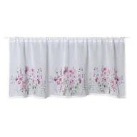 Firany - Firanka zazdrostka Tola 45 x 140 cm kwiatki biały - miniaturka - grafika 1