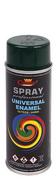 Farby zewnętrzne - Spray Uniwersalny RAL6005 Zielony Mech 400ml emali - miniaturka - grafika 1