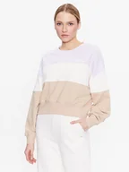 Bluzy damskie - Converse Bluza Color Block Chainstitch 10024524-A02 Kolorowy Classic Fit - miniaturka - grafika 1