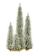 Choinki - Choinka sztuczna Świerk Tatrzański ze śniegiem SLIM 75 cm ŚNIEG - miniaturka - grafika 1